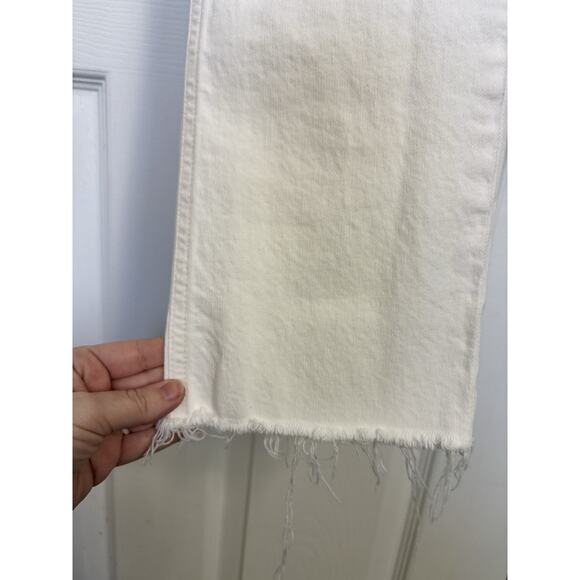 Citizens of Humanity White Charlotte Crop Denim Jeans Size 27 Button Fly - Picture 8 of 12
